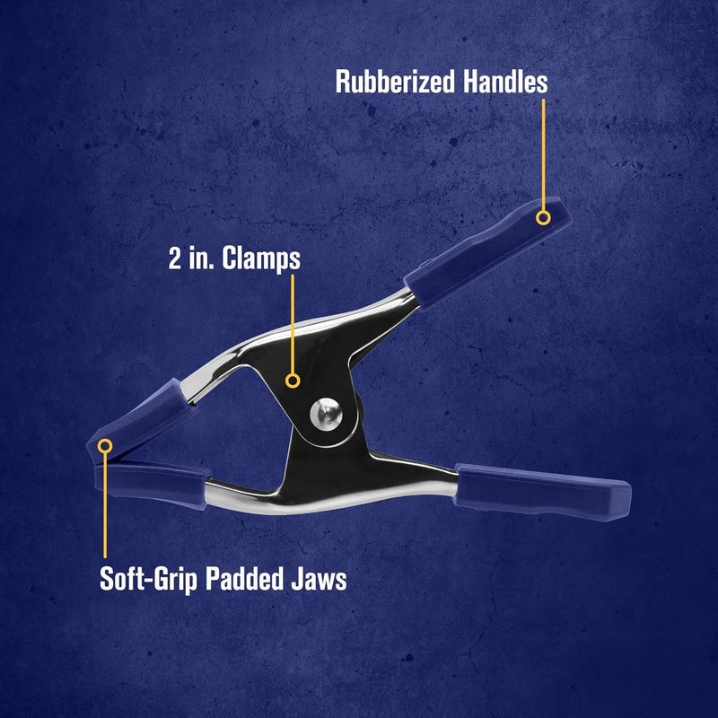 IRWIN Tools QUICK-GRIP Metal Spring Clamp, 2-Inch (222702) - Image 3
