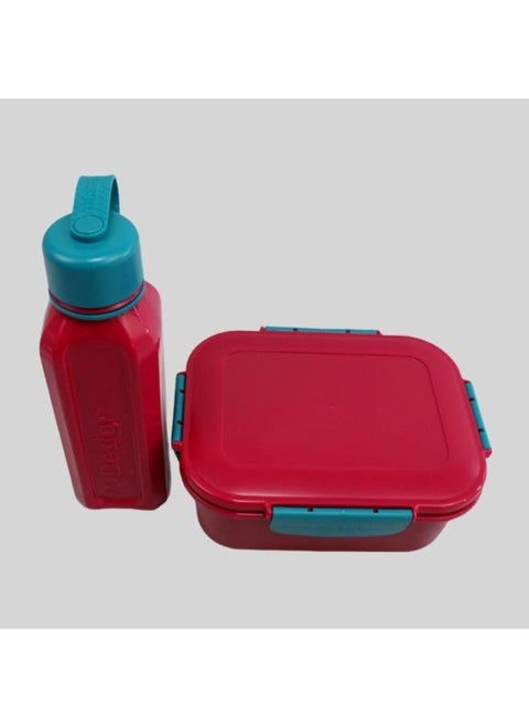 Fuchsia/Teal Lunch Set - 1.1 L