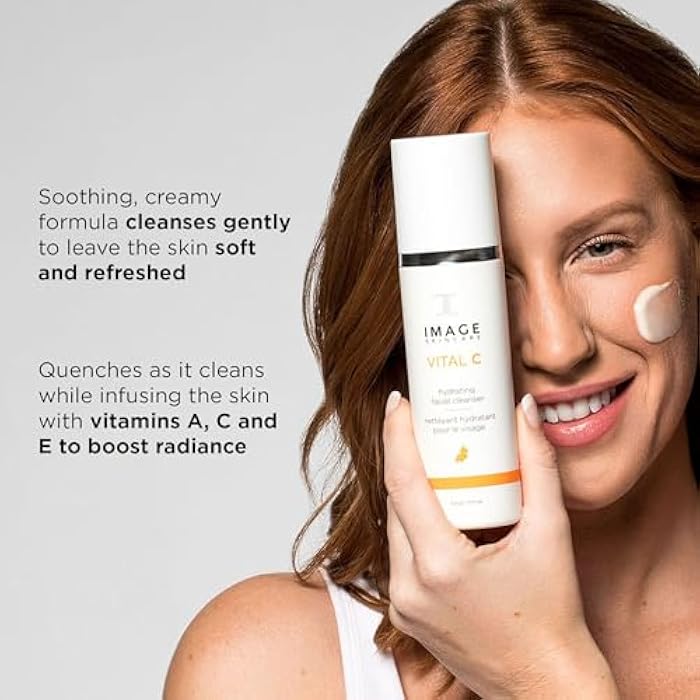 IMAGE Skincare, VITAL C Hydrating Facial Cleanser, Gentle Face Wash with Vitamin C, E and A - Image 3