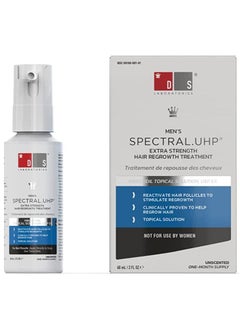 Spectral.UHP 5% Minoxidil Hair Growth Serum for Men by DS Laboratories Extra Strength Topical Hair Loss Treatment Supports Hair Growth in the Vertex Experience Fuller Thicker Hair