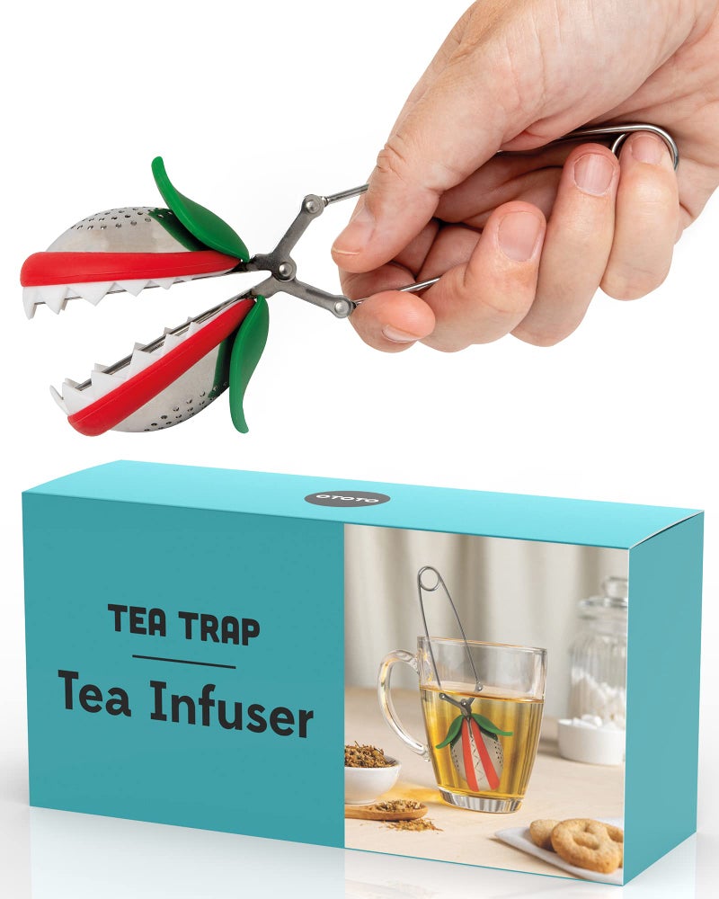 Cute Tea Infuser by OTOTO  Loose Leaf Tea Steeper Tea Accessories Tea Diffusers Tea Infuser for Loose Leaf Tea Tea Strainers Cute Gifts Tea Gift Set Kitchen Gifts Cooking Gadgets