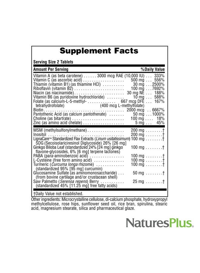 Nature's Plus Naturesplus Women’S Ultra Hair Plus 60 Sustained Release Tablets Pack Of 2 Nutritional Support For Healthy Hair Structure Gluten Free 60 Total Servings - Image 5