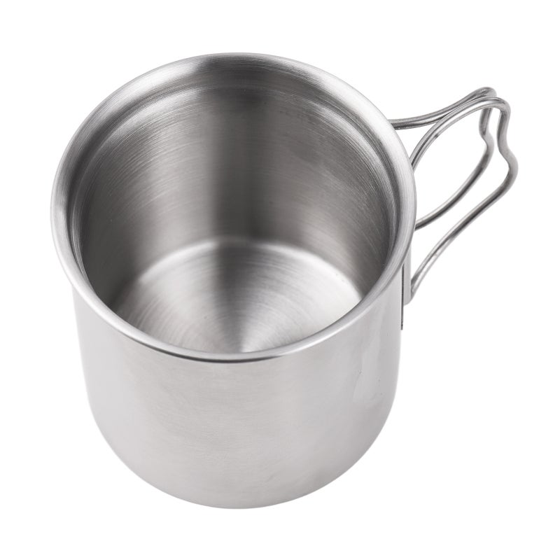 Camping Coffee Mug: 304 Stainless Steel Foldable Handle Light Weight - Versatile Multifunctional Coffee Filter Mug for Camping, Hiking Outdoor Adventures, Home Kitchen - Image 4