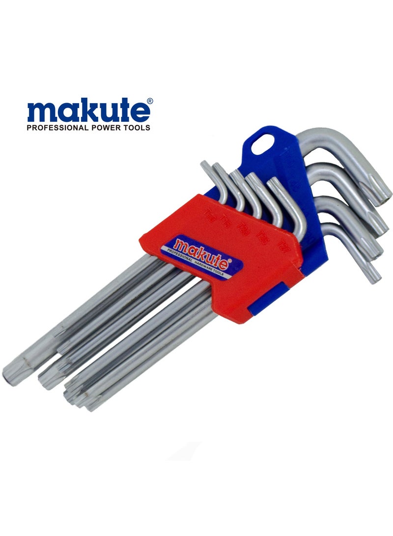 makute Long Torx Key 9 Pcs Set - Image 1