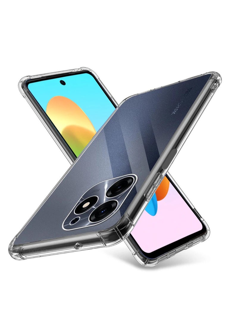 Techie Tecno Spark GO 2024 / Spark 20C TPU Bumper Corner Case with Camera Lens Protection Transparent Protective Back Cover - Image 2