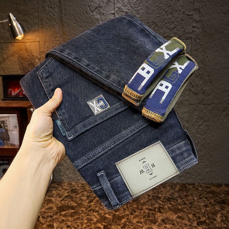 Unisex Casual Daily Denim Jeans - Image 2
