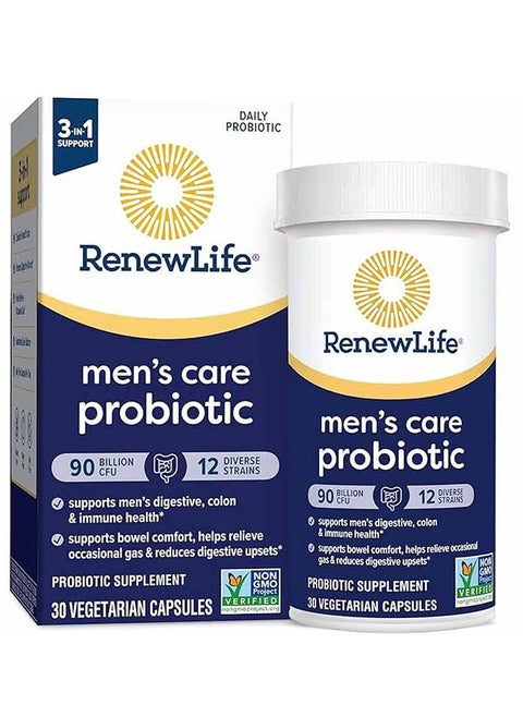 RenewLife Men's Care Probiotic Complete 90B 30S # 620