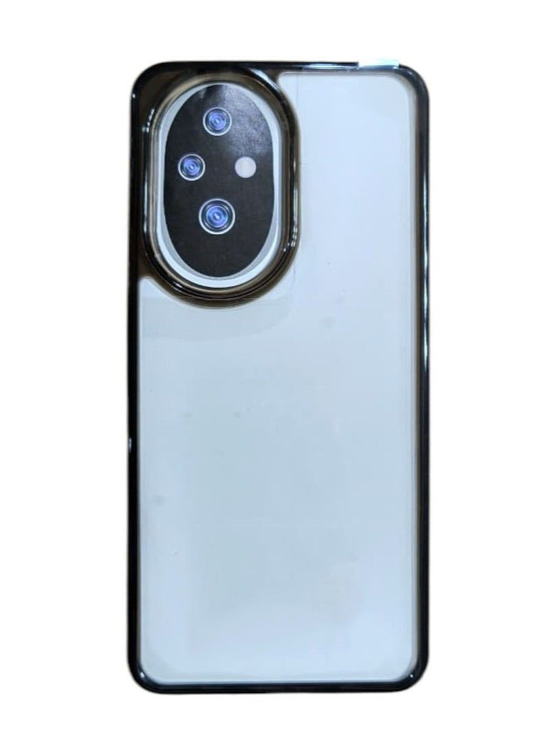 Case For Honor 200 – Anti-Slip Clear Acrylic Hybrid TPU Phone Case