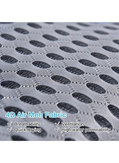 OMYSTYLE Bath Pillow Bathtub Pillow - Bath Pillows for Tub with Neck, Head, Shoulder and Back Support - 4D Air Mesh Spa Pillow for Bath - Extra Thick, Soft and Quick Dry  - Image 2