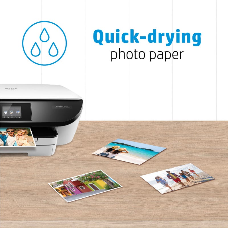 HP ورق صور HP Everyday لامع مقاس 4x6 في 100 ورقة (CR759A) عبوة من قطعة واحدة - Image 4