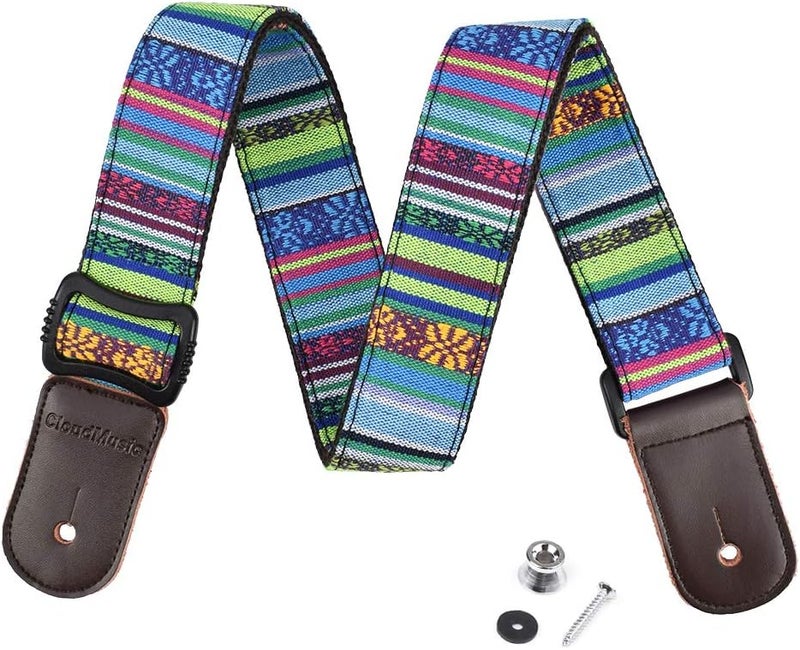 CLOUDMUSIC Ukulele Strap Tenor Concert Soprano Baritone Coloful Hawaii Floral Patterns For Adult Size Kids - Image 2