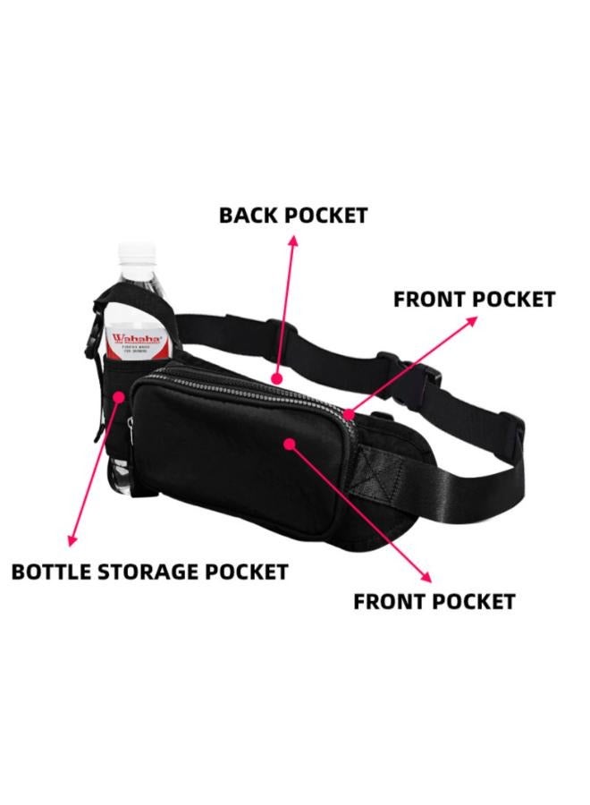 Waist Bag Running Belt With Water Bottle Holder - Image 3
