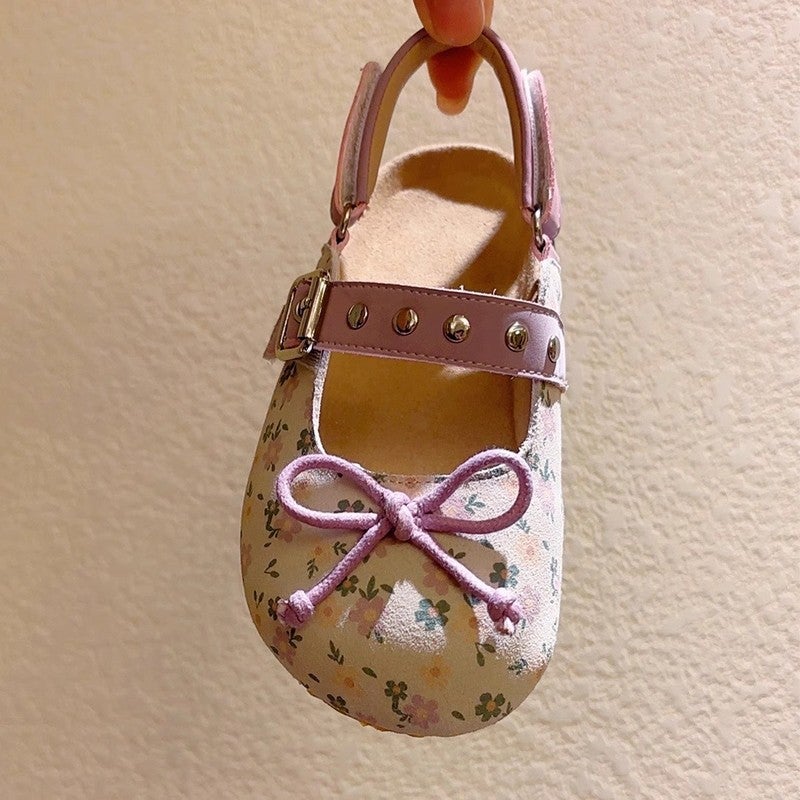 Small Floral Children'S Sandals 2025 Summer Birkenn Girls Sandals And Slippers Girls Princess Beach Shoes Boom Shoes Trendy Shoes - Image 4