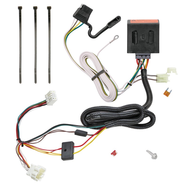 Tekonsha TOne TConnector Harness 4Way Flat Compatible with Select Honda CRV Black