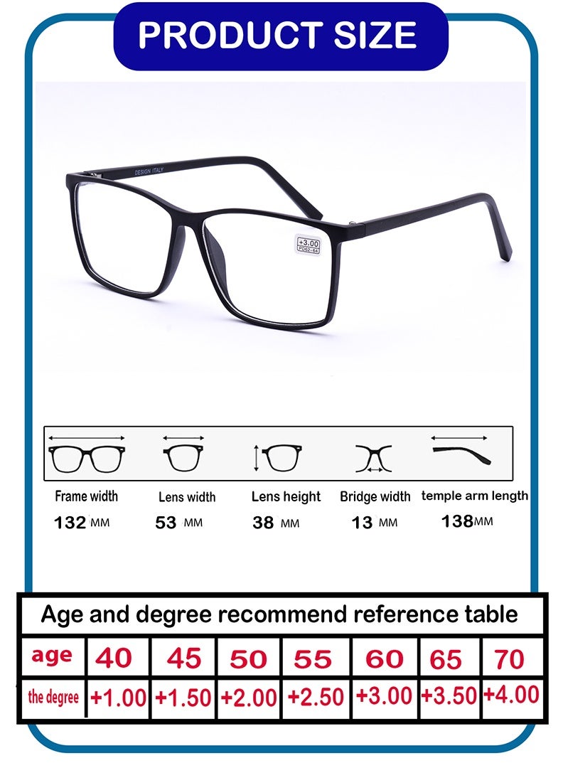 Two pairs of reading glasses, one for men and one for women, made of high-quality, handmade material, in distinctive colors. - Image 2