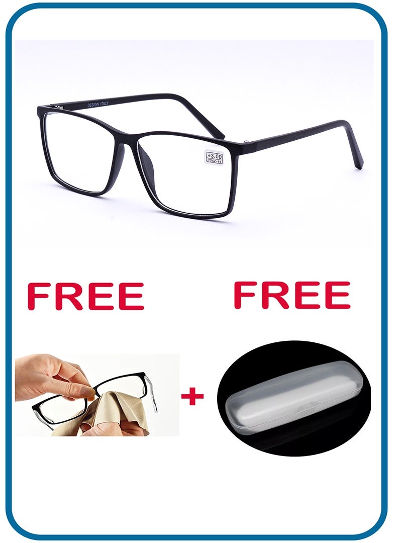 Two pairs of reading glasses, one for men and one for women, made of high-quality, handmade material, in distinctive colors. - Image 4