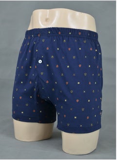 Jet Underwear For Men Printed Boxer-Navy Blue