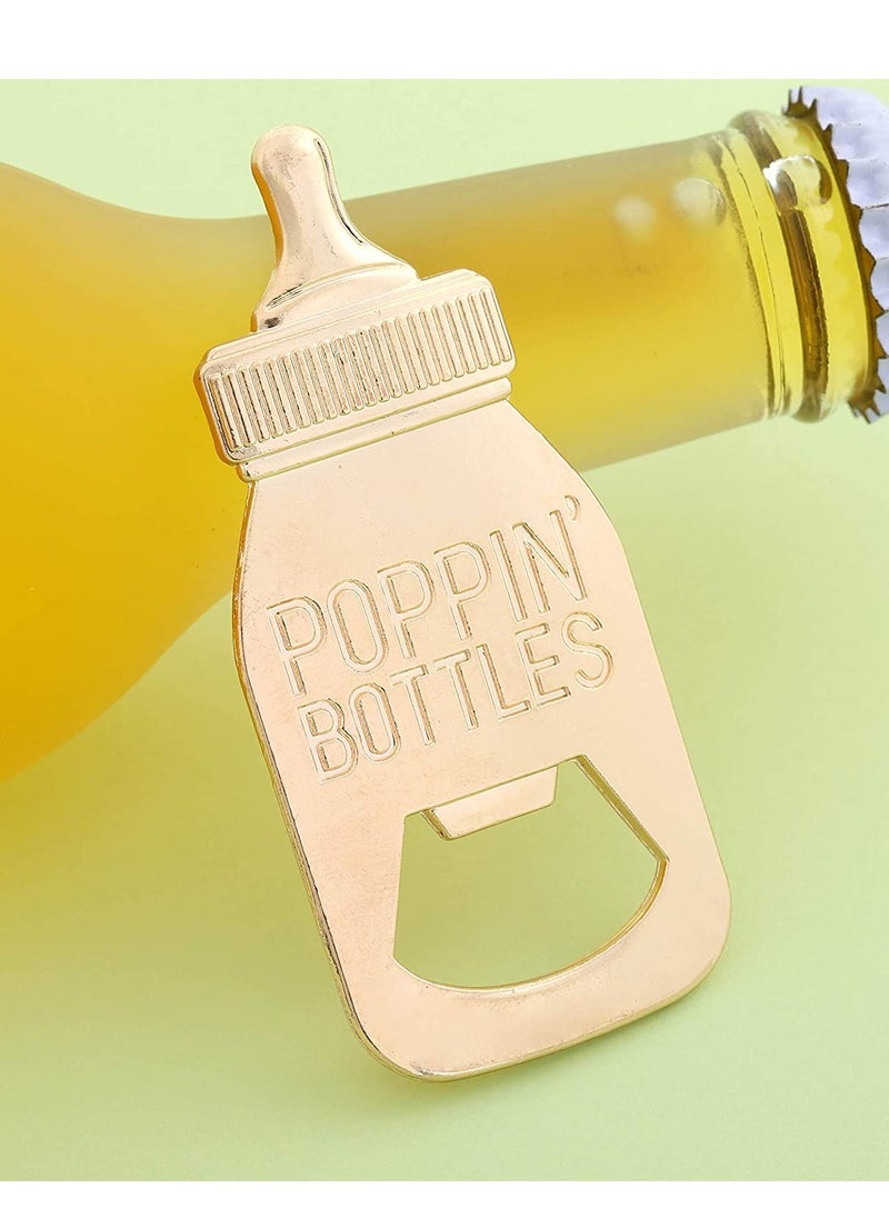 SYOSI Baby Bottle Opener Favors Baby Shower Party Favors Baby Boy Shower Gifts Decorations Souvenirs Feeder Shaped Baby Shower Souvenirs for Baby Shower Wedding Party Favor Decoration Supplies (12 PCS)  - Image 4