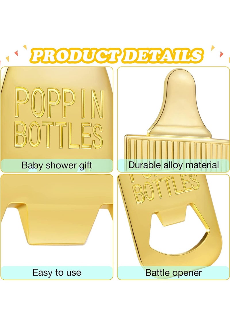 SYOSI Baby Bottle Opener Favors Baby Shower Party Favors Baby Boy Shower Gifts Decorations Souvenirs Feeder Shaped Baby Shower Souvenirs for Baby Shower Wedding Party Favor Decoration Supplies (12 PCS)  - Image 5