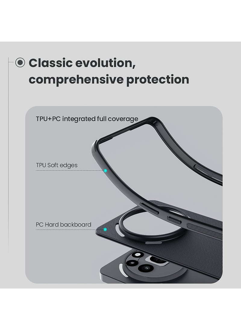 Nillkin For Nothing Phone 3a Pro Case, TPU+PC Shockproof Bumper, Matte Anti-Fingerprint Back Cover, Side Anti-Slip Handle Protection Casing, Anti-fingerprint Slim Fit Mobile Phone Case  - Image 3