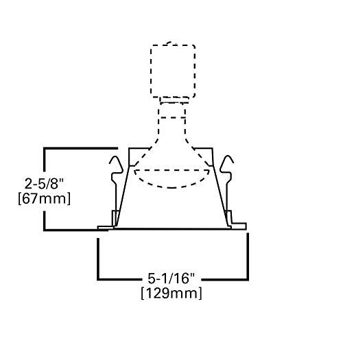 HALO 4 in. Satin Nickel Recessed Ceiling Light Cone Trim with Satin Nickel Reflector - Image 2