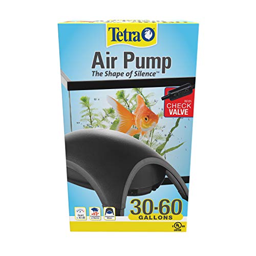 Tetra Whisper Aquarium Air Pump for Fish Tanks up to 60 Gallons, Quiet Powerful Airflow,Black - Image 1