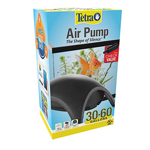 Tetra Whisper Aquarium Air Pump for Fish Tanks up to 60 Gallons, Quiet Powerful Airflow,Black - Image 2