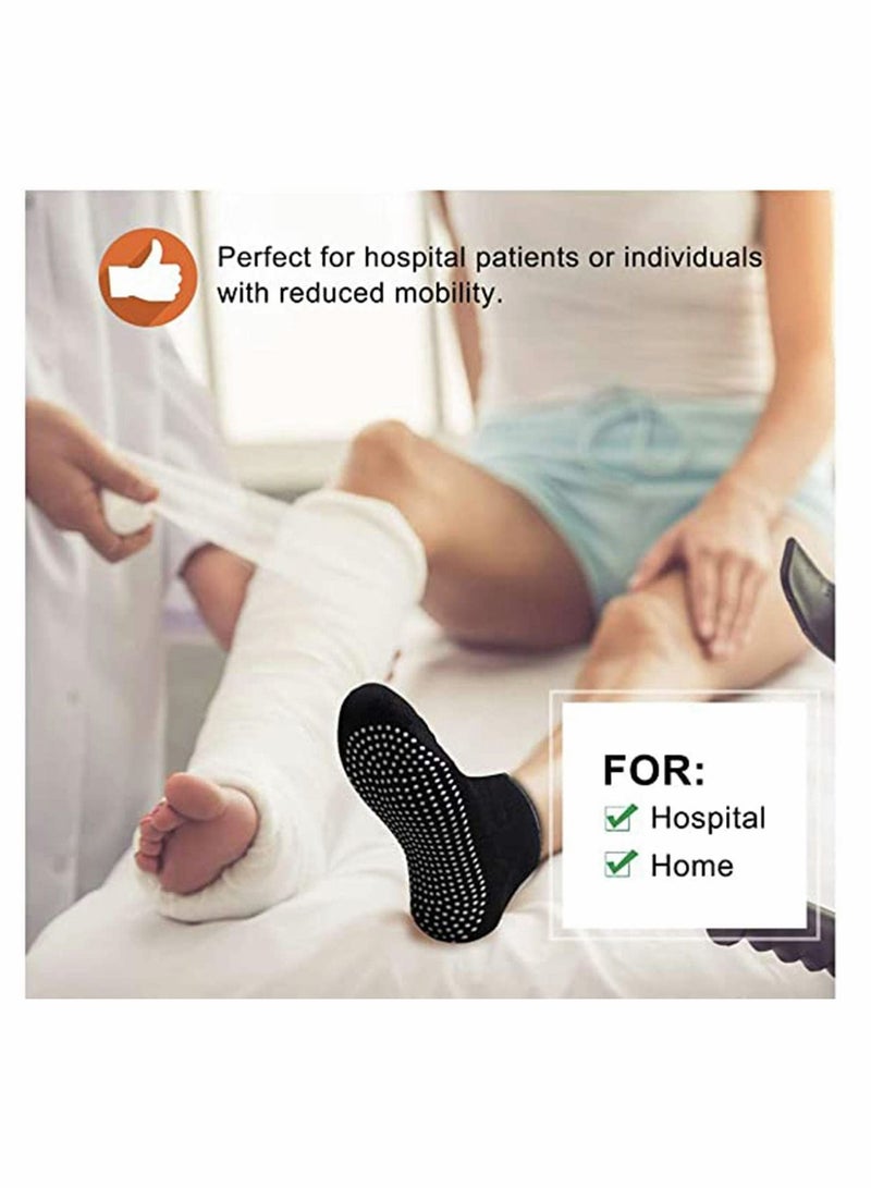 سيوسي غير انزلاق مضاد للزلزال اللزج السيليكون قبضة الجوارب القطن لليوغا بيلاتيس - 2 قطعة - Image 4