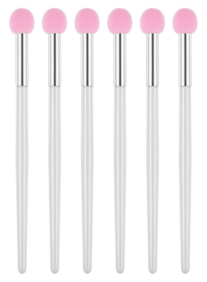 Aysatogc 6 PCS Mushroom Makeup Sponge with Handle, Foundation Sponge Powder Brush Sponge Applicator Concealer Brush for Women Girls for Face Eyelids Nose - Image 1