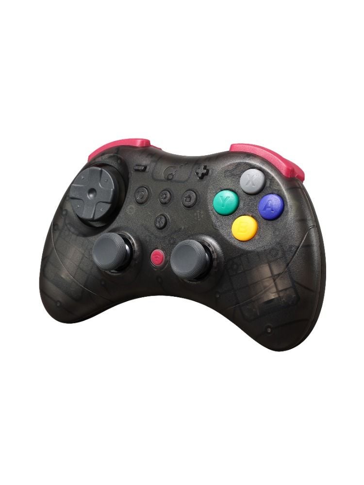 GuliKit Elves 2 Pro Ns59 Wireless Game Controller with Hall Effect Joysticks for Switch, Windows, iOS, Android, Transparent Black - Image 2