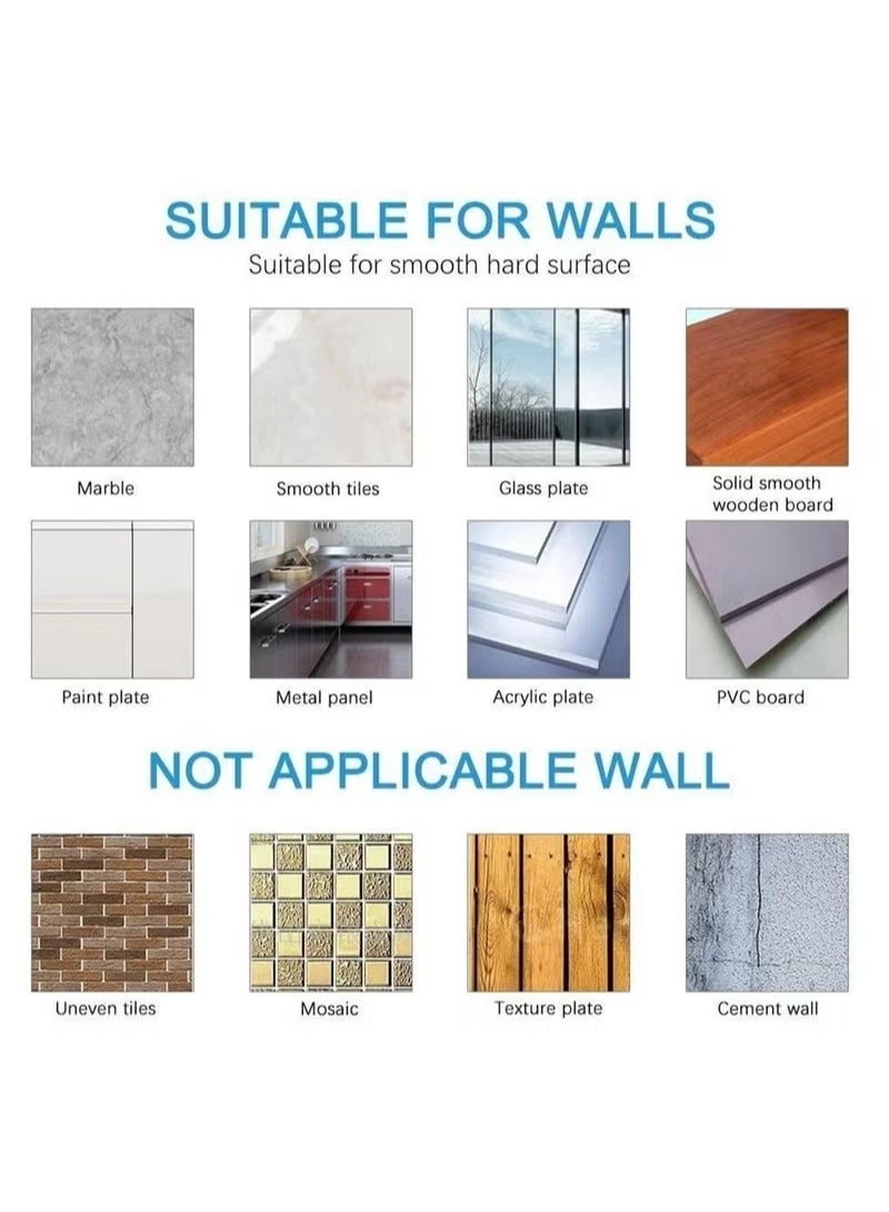 السنانير لاصقة سوداء ، الثقيلة ، الفولاذ المقاوم للصدأ جدار جبل الجدار السنانير لتعليق معطف معطف منشفة السنانير المطبخ الحمام المنزل للماء والصدأ 4 حزمة - Image 5