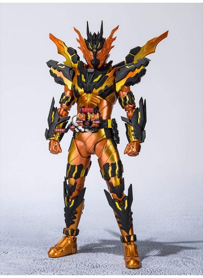 Bandai - Tamashii Nations S.H. Figuarts Kamen Rider Crossz Magma "Kamen Rider Build" Action Figure - Image 1