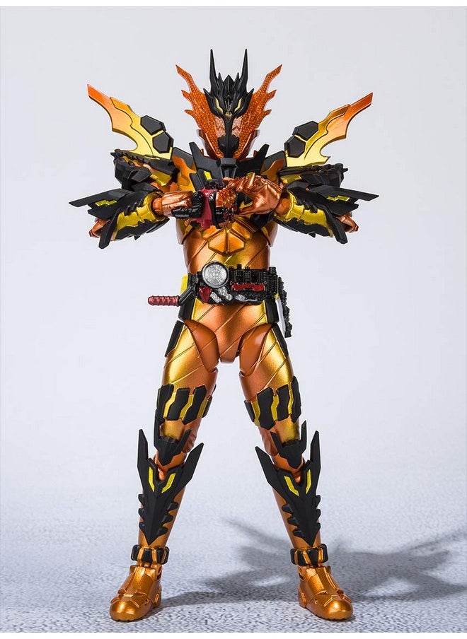 Bandai - Tamashii Nations S.H. Figuarts Kamen Rider Crossz Magma "Kamen Rider Build" Action Figure - Image 1