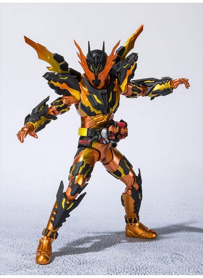 Bandai - Tamashii Nations S.H. Figuarts Kamen Rider Crossz Magma "Kamen Rider Build" Action Figure - Image 1