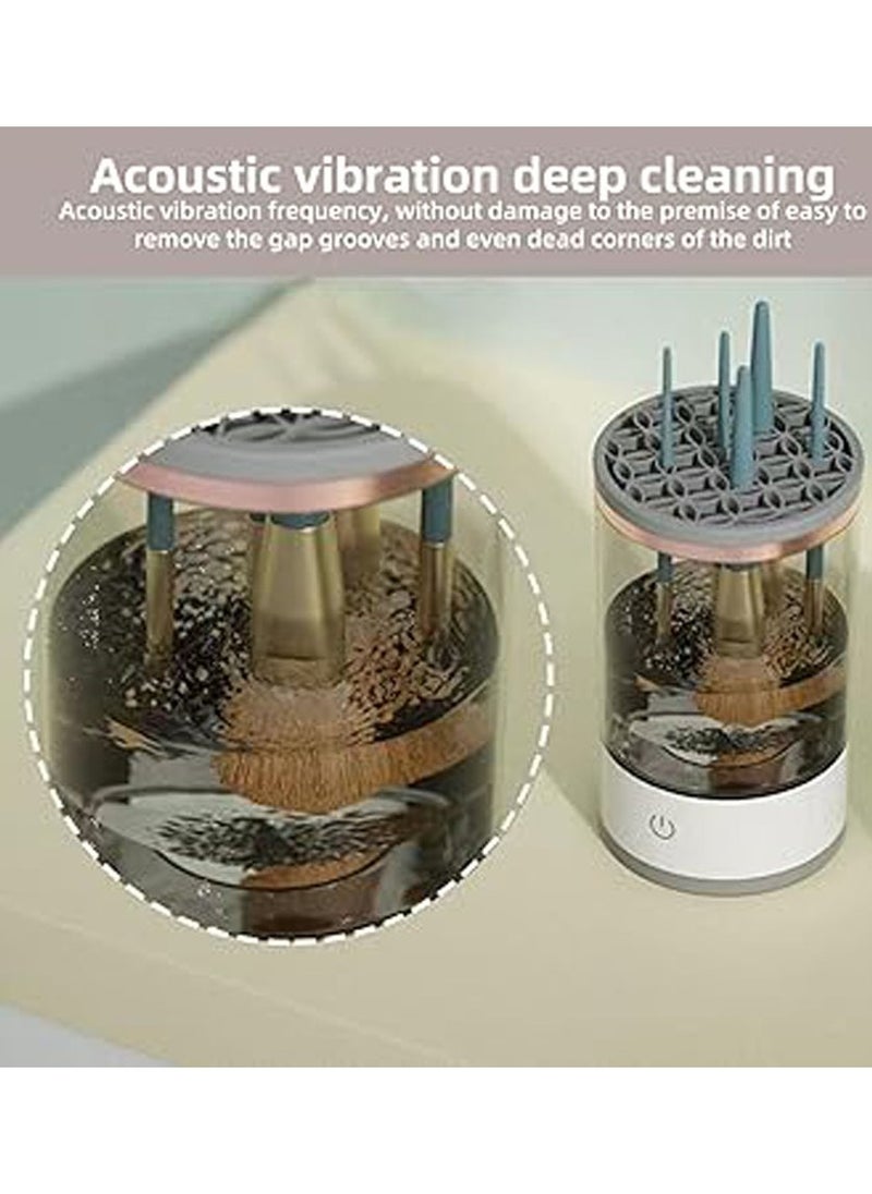 General - Electric Makeup Brush Cleaner Machine, Portable Automatic USB Cosmetic Brushes Cleaner for All Size Beauty Makeup Brush Set, Spinner Dryer Automatic Brush Cleaner - Image 1
