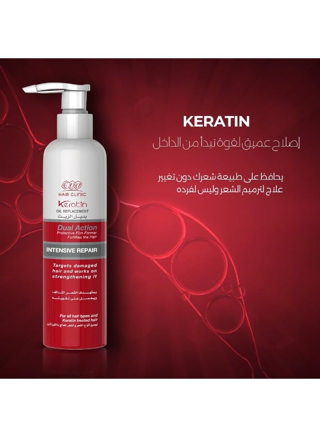 إيفا بديل زيت الشعر بالكيراتين المكثف ريواير، 190 مل - Image 5