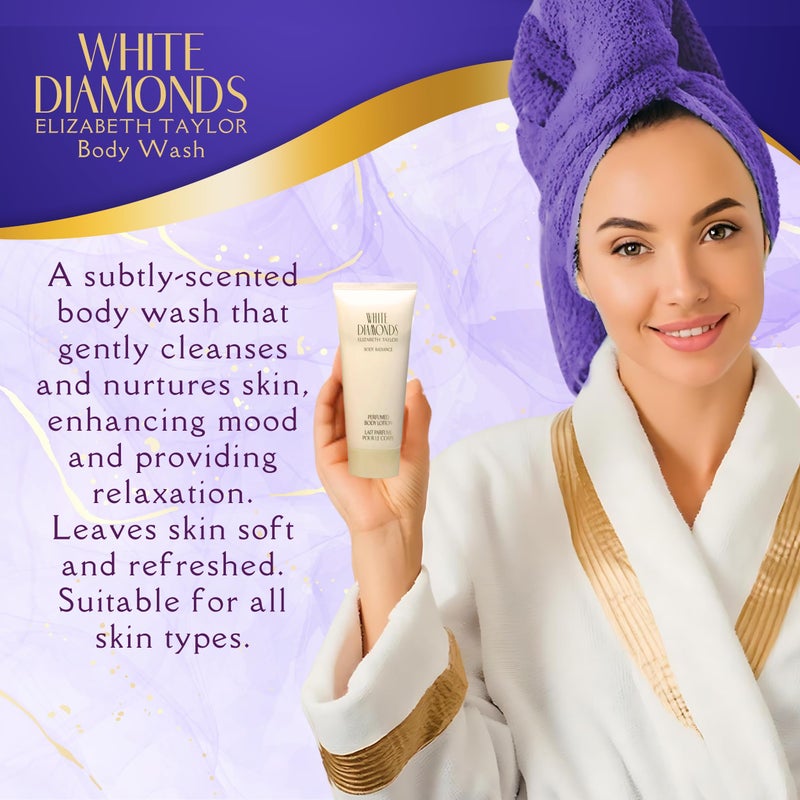 Elizabeth Taylor 4 Piece White Diamonds Fragrance Gift Set for Women - Image 5