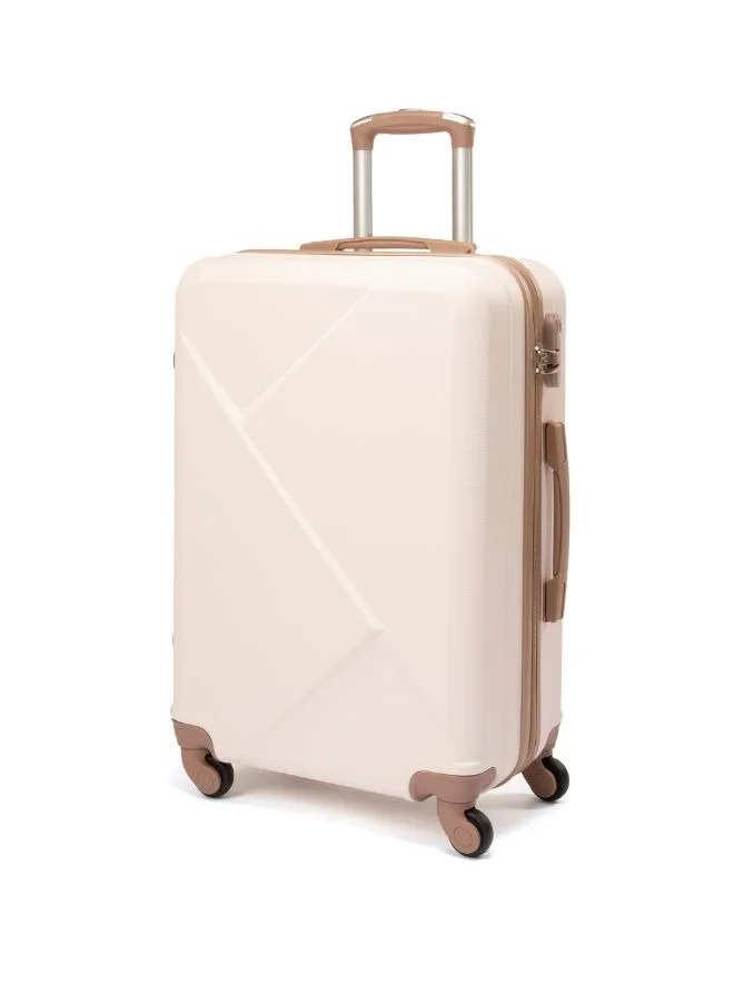 LIMRA Luggage set 6 pieces travel Bags with a distinctive design from limra beige/gold