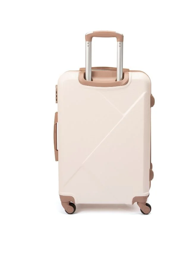 LIMRA Luggage set 6 pieces travel Bags with a distinctive design from limra beige/gold