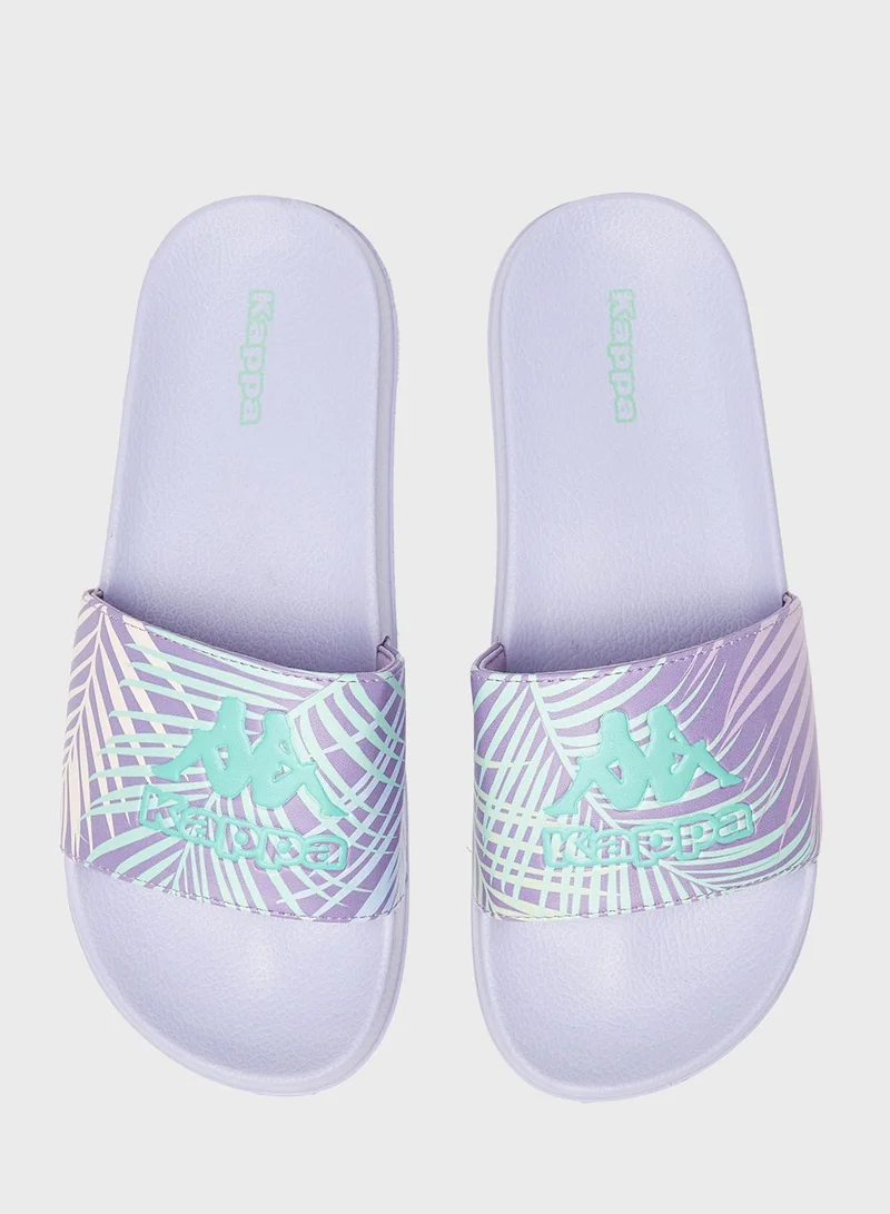 Kappa Single strap flip flops