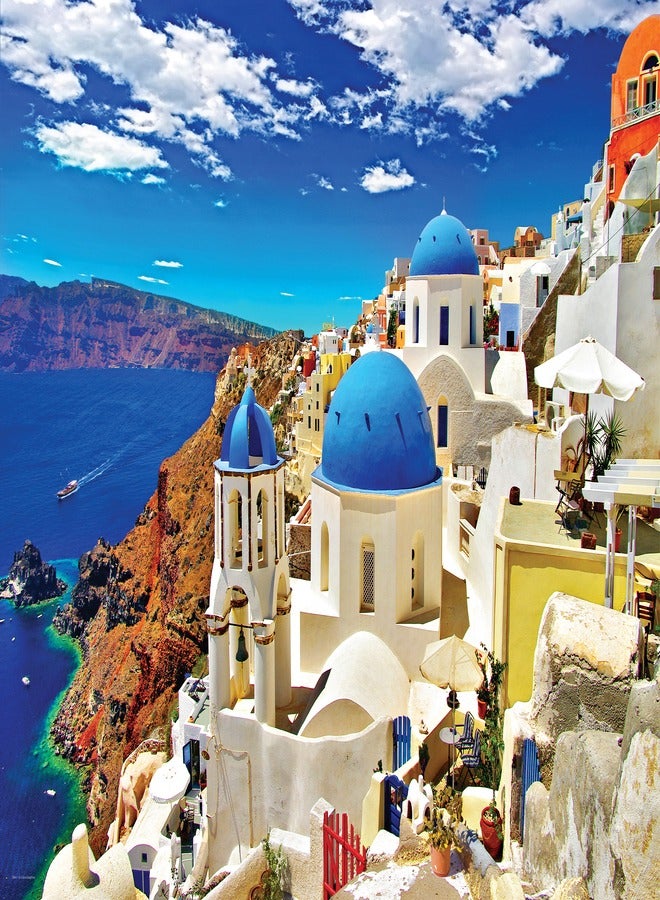 يورو جرافيكس لغز يوروجرافيكس أويا سانتوريني اليونان المكون من 1000 قطعة - Image 1