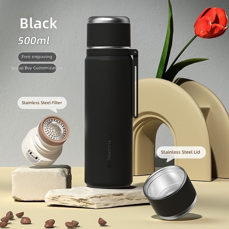 FUGUANG 316 Stainless Steel Vacuum Insulated Water Bottle - Large Capacity, Portable, Press-Release Dispensing - Image 1