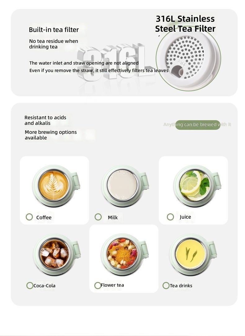 FUGUANG 316 Stainless Steel Vacuum Insulated Water Bottle - Large Capacity, Portable, Press-Release Dispensing - Image 5