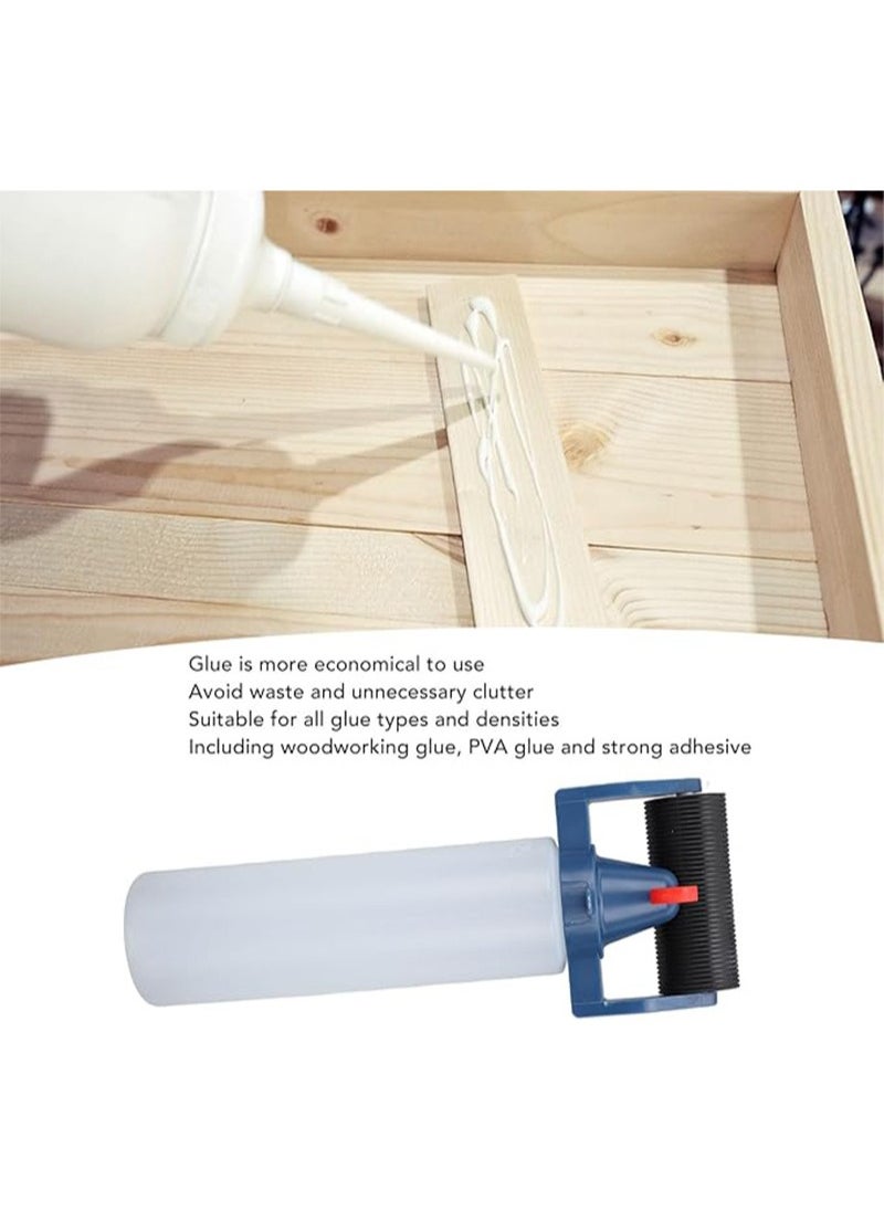 Apustim Wood Glue Roller Applicator Bottle，Comes With Wood Glue Roller Dispenser And Cap，Easy To Use，Suitable For Woodworking Glue Coating  - Image 3
