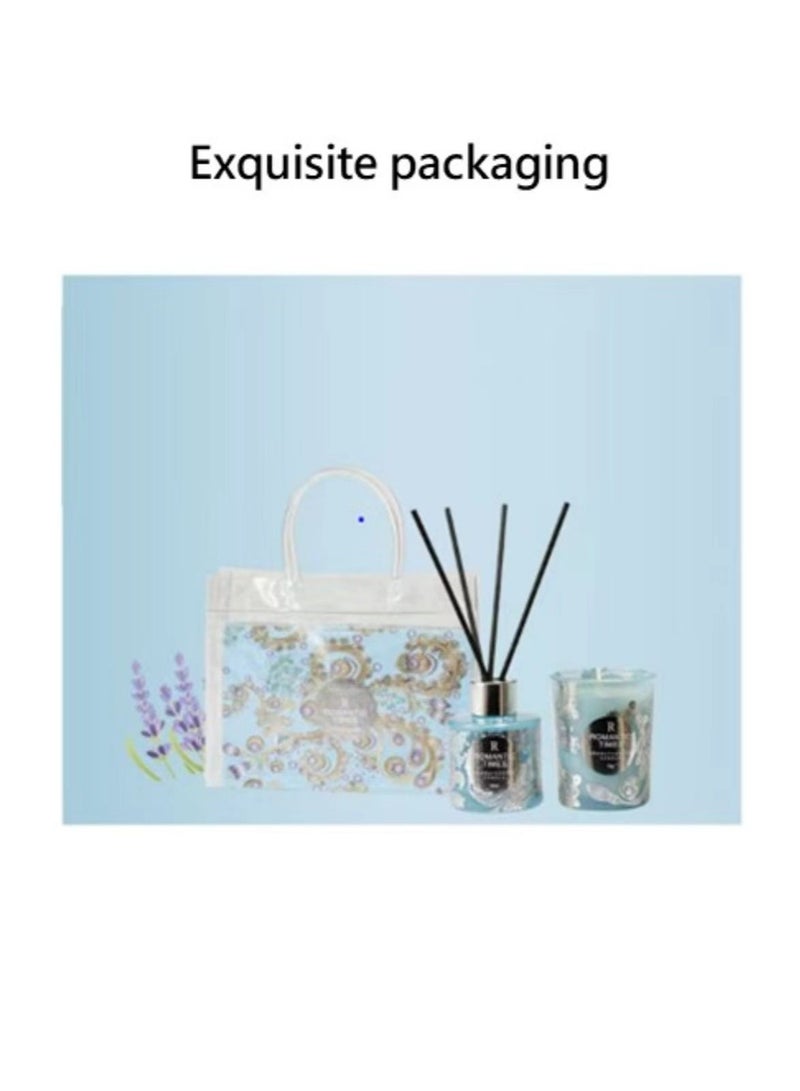 Scented Candle (Aromatherapy Candle) with Aroma Fragrance Oil Gift Box  - Green Apple - Image 5