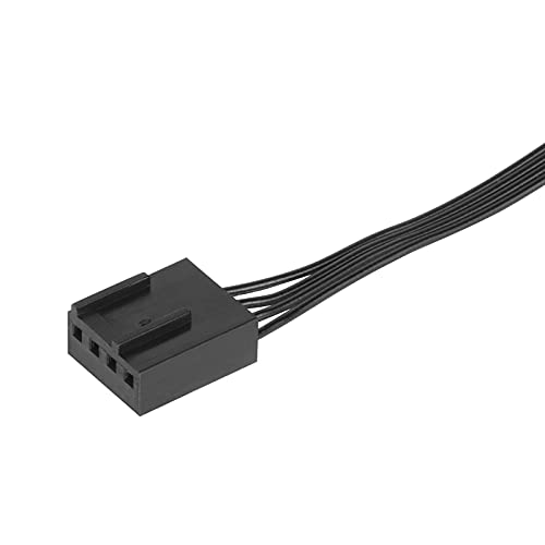 SilverStone مروحة سيلفرستون تكنولوجي إير سليمير 120 أداء معزز 120 مم مروحة رفيعة مع PWM كامل النطاق، (SST-AS120B)، أسود - Image 5