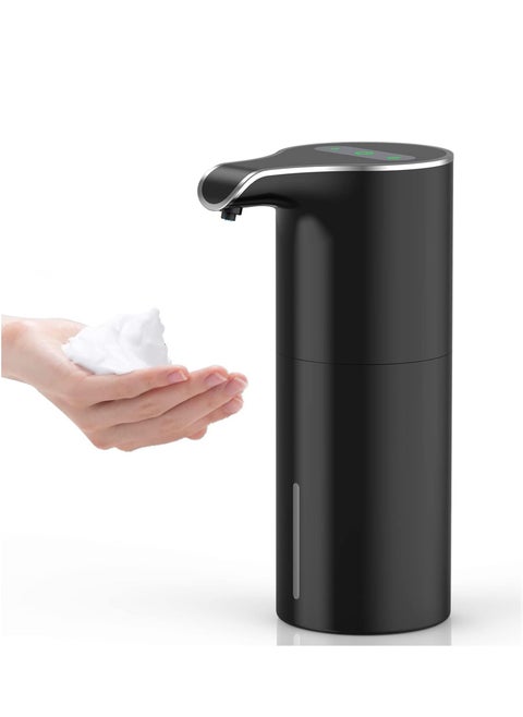 Automatic Foam Soap Dispenser, Touchless, 5 Level Adjustable Sensor Electric Dish Soap Dispenser,  450ML Hand Soap Dispenser, USB C Rechargeable for Bathroom Kitchen