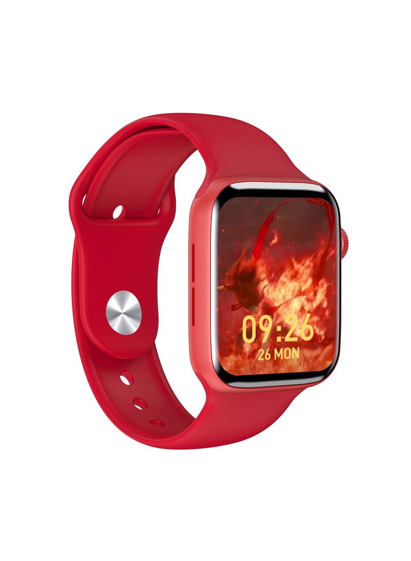 GULFLINK Full screen Smart Watch Wirless Charging Silicone Band Android and IOS System Support - Image 1