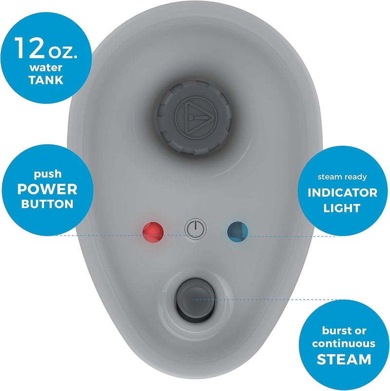 Steamfast SF-1000 JULE Steam Jewelry Cleaner, LED Lighting, Chemical Free, 15 Minute Run-Time, Included Cleaning Accessories, 12-Ounce Water Tank, Quick Heat-Up Time, White - Image 4