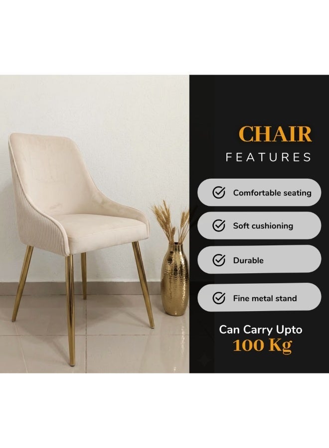 LHFHOMT-7-Pieces Dining Set, (Free Installation) 1 Piece Marble Top Rectangular Table With with 6 Upholstered Velvet Chairs Modern Design Furniture for Home, Kitchen, Dining Room, Restaurant - Image 4